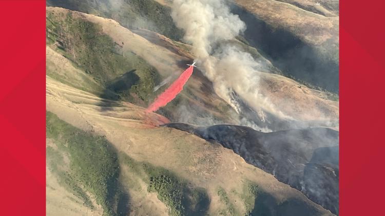  Billy Creek Fire grows to 3,155 acres along Idaho/Washington border 