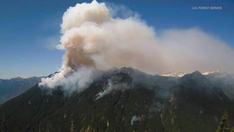  Miners Complex wildfires close trails, campgrounds in North Cascades 