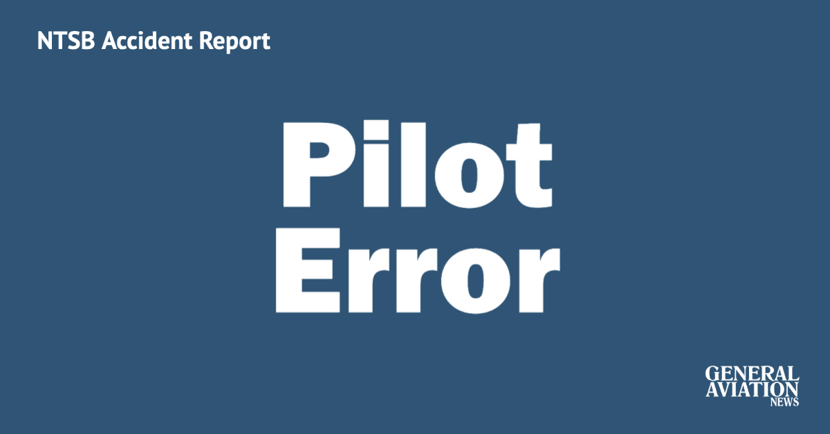  Familiarization flight ends in crash — General Aviation News 