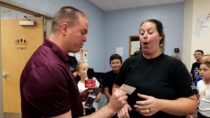  A Feel Good Friday surprise for a lunch lady who brings magic to the cafeteria with dances and more 