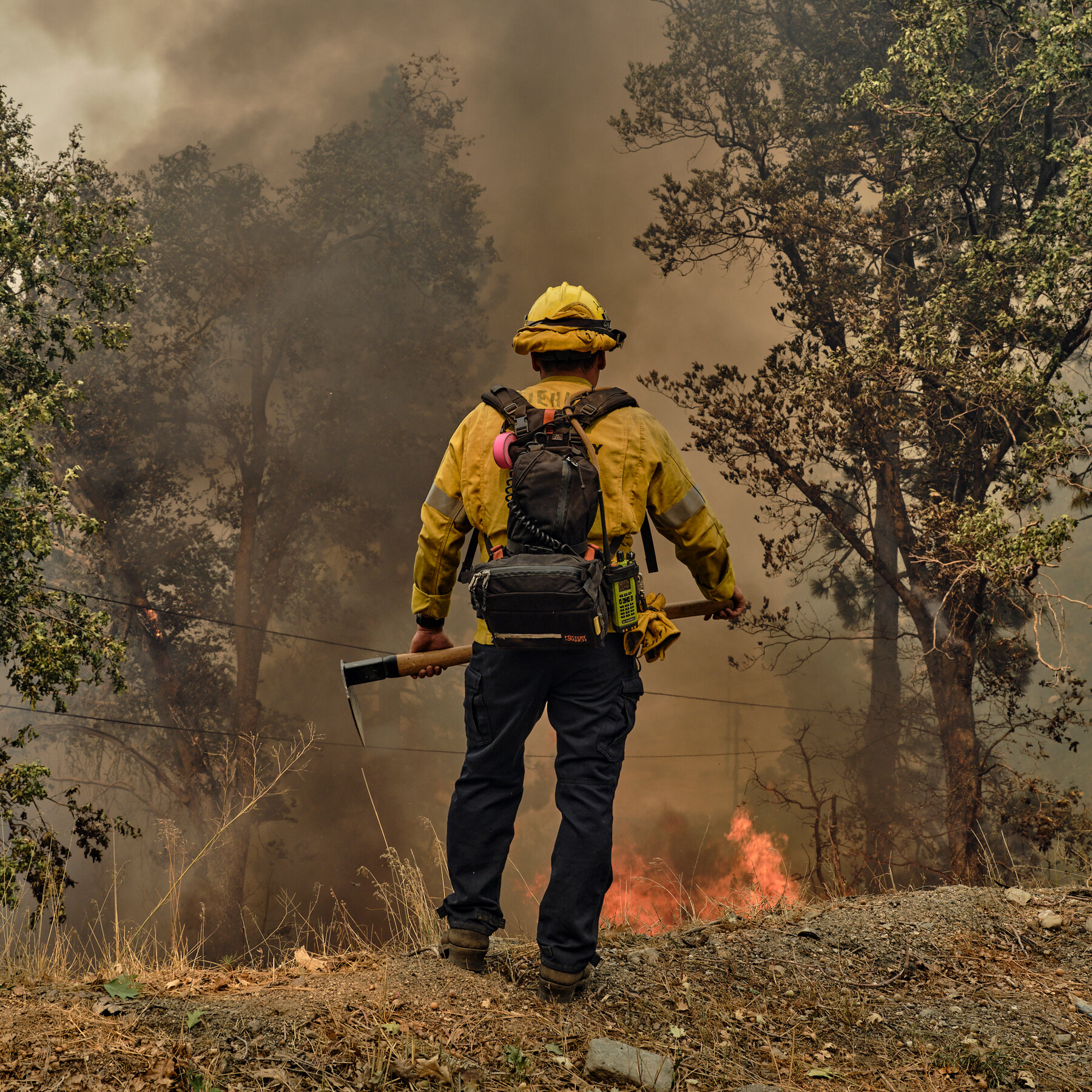  Forecast of Cooler Weather Offers Relief to Firefighters Battling Blazes in the West 