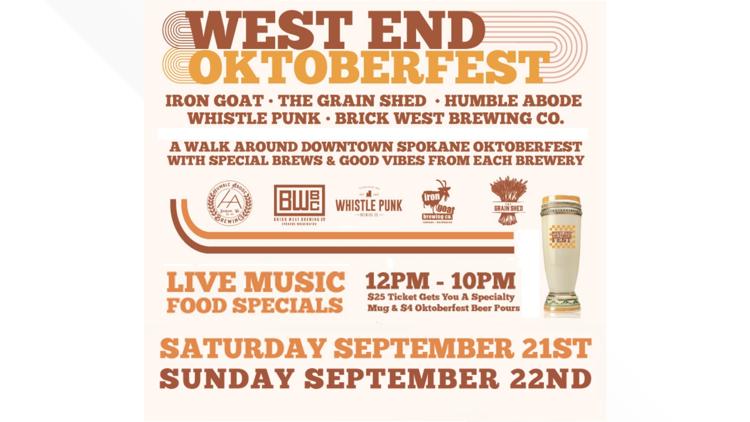  Several downtown Spokane breweries come together for West End Oktoberfest 