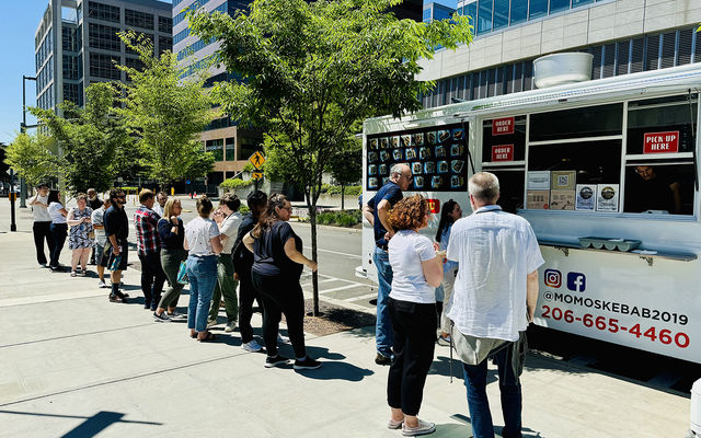  Successful City Hall Plaza food trucks extended through October  