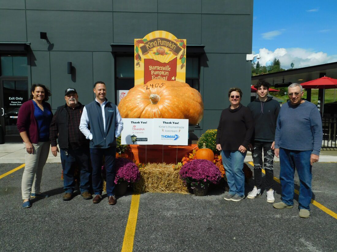  The King Pumpkin now reigns in St. C. 