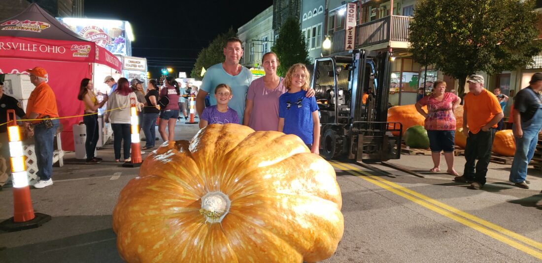  King Pumpkin weighs in at over 2,400 pounds 