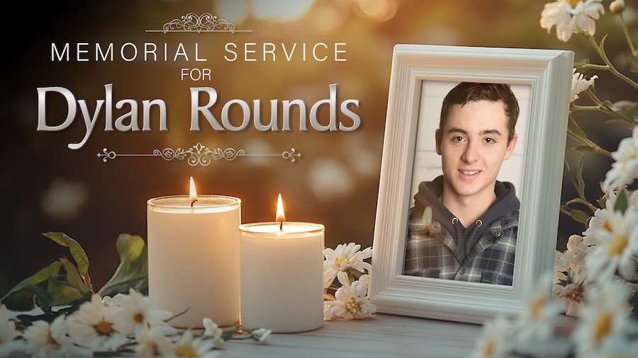   
																LIVE: Memorial service for Dylan Rounds 
															 