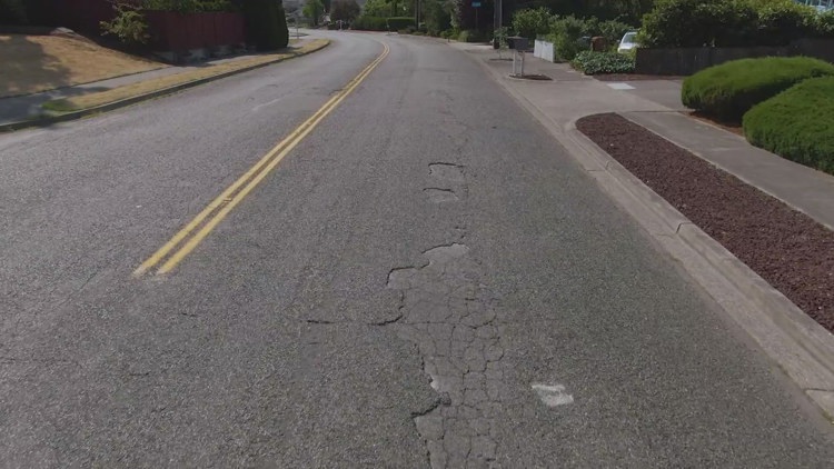  Send Shanté: Tacoma road littered with potholes, overgrowth causing problems for homeowners 