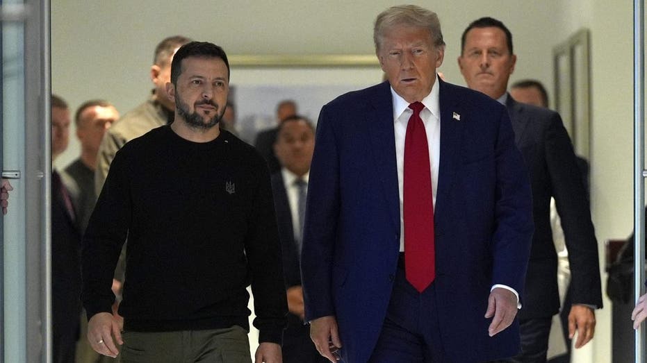  Trump meets Ukraine's Zelenskyy at Trump Tower, says Russia's war must end with 'fair deal' 