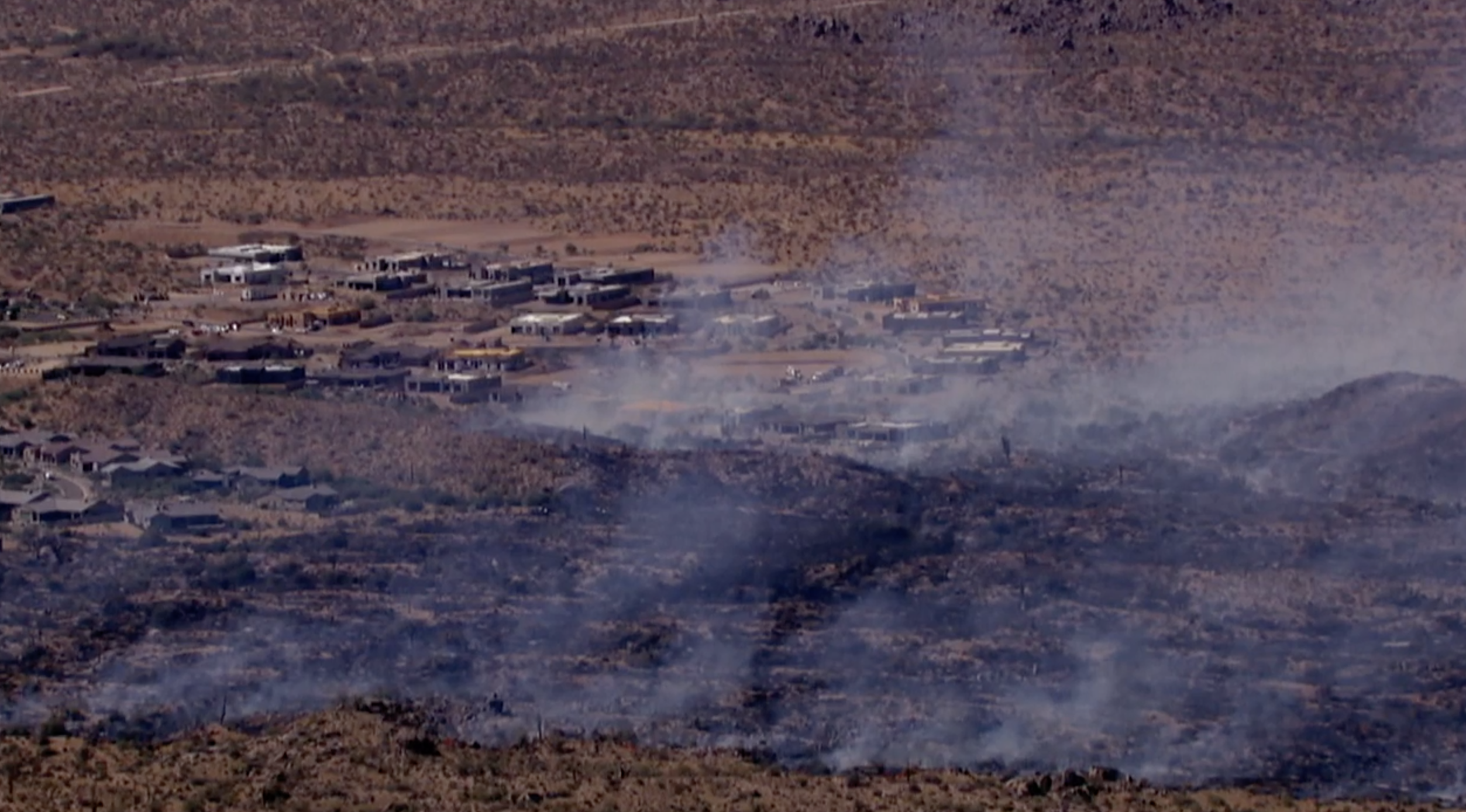  Gate Fire burning in north Scottsdale near McDowell Mountain Regional Park 