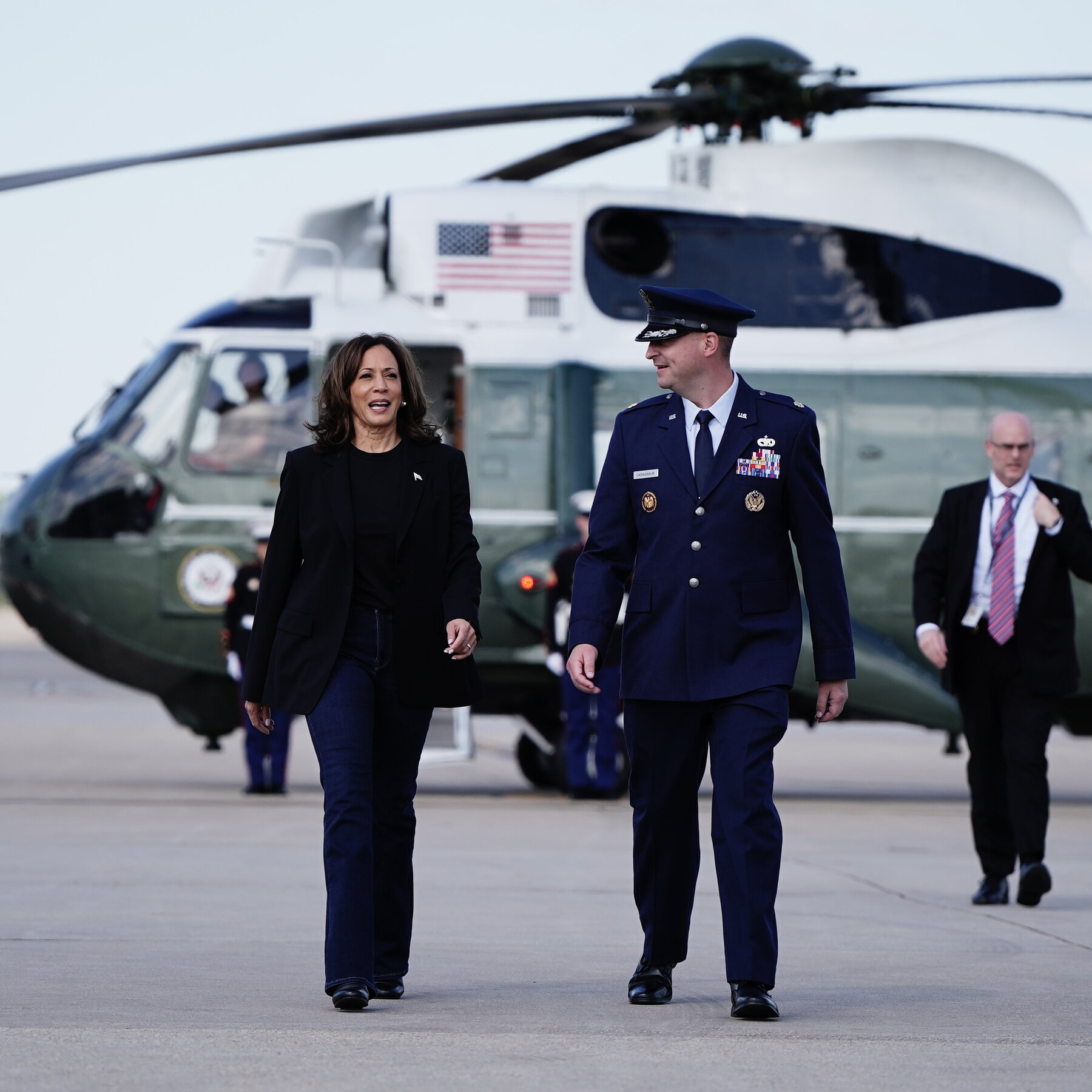  Kamala Harris Visits North Carolina to Check on Hurricane Response 