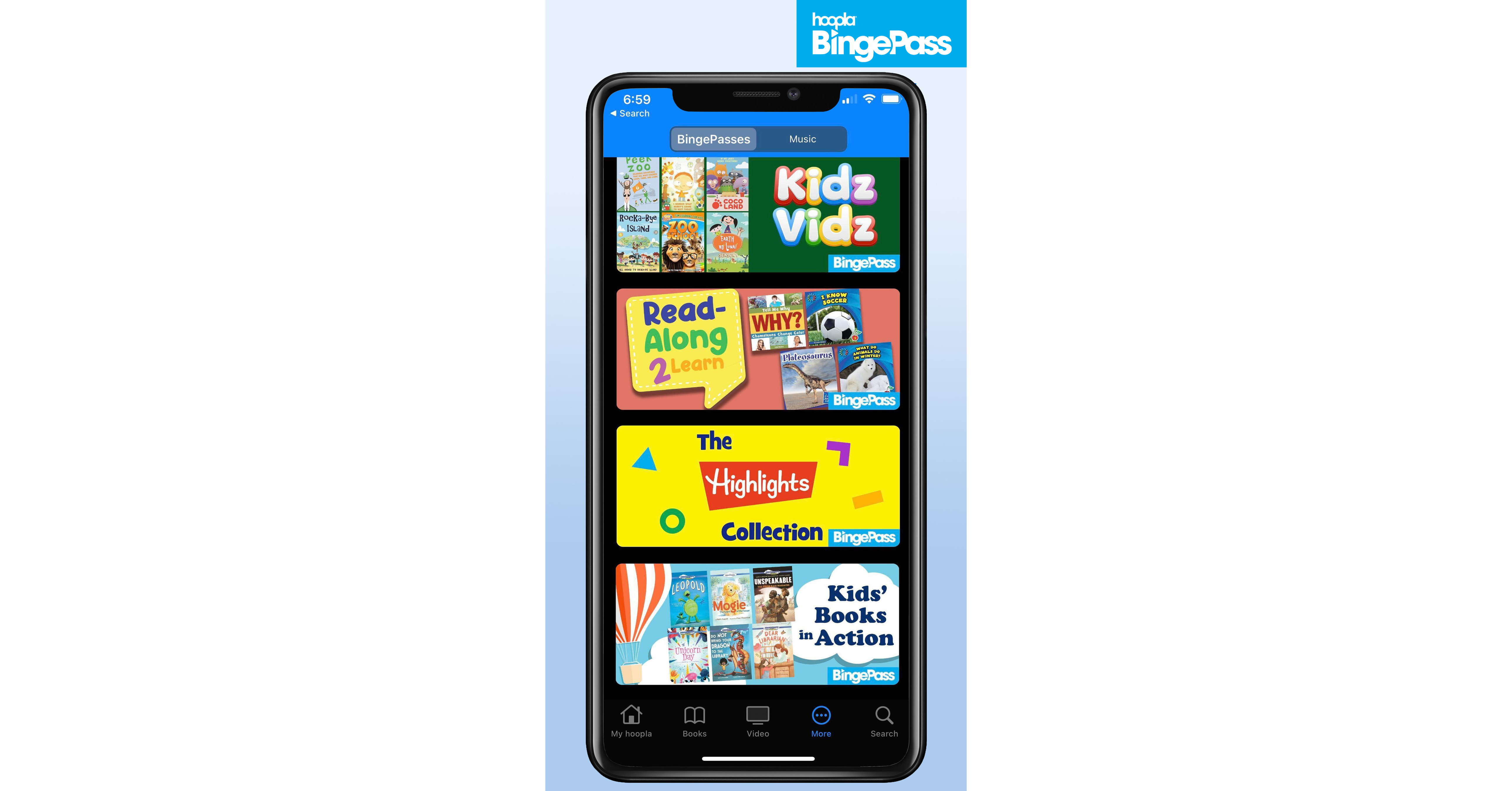   
																hoopla digital Expands BingePass Offering with New Children's Collections 
															 
