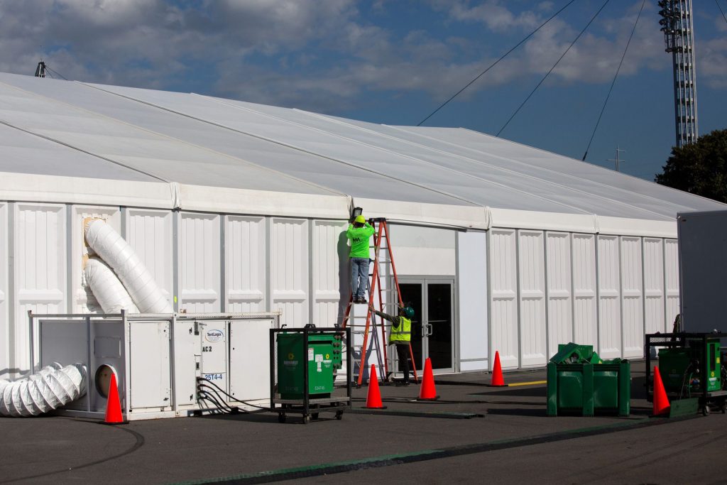  Randall’s Island Tents Are Coming Down, City Says, but 60,000 Migrants Remain in Shelters  