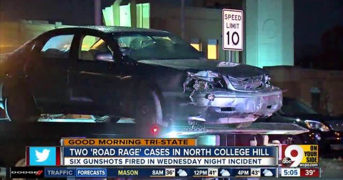  PD: Shots fired in N. College Hill 'road rage' 