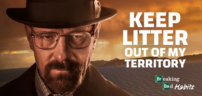  Walter White of 'Breaking Bad' returns for New Mexico litter campaign 