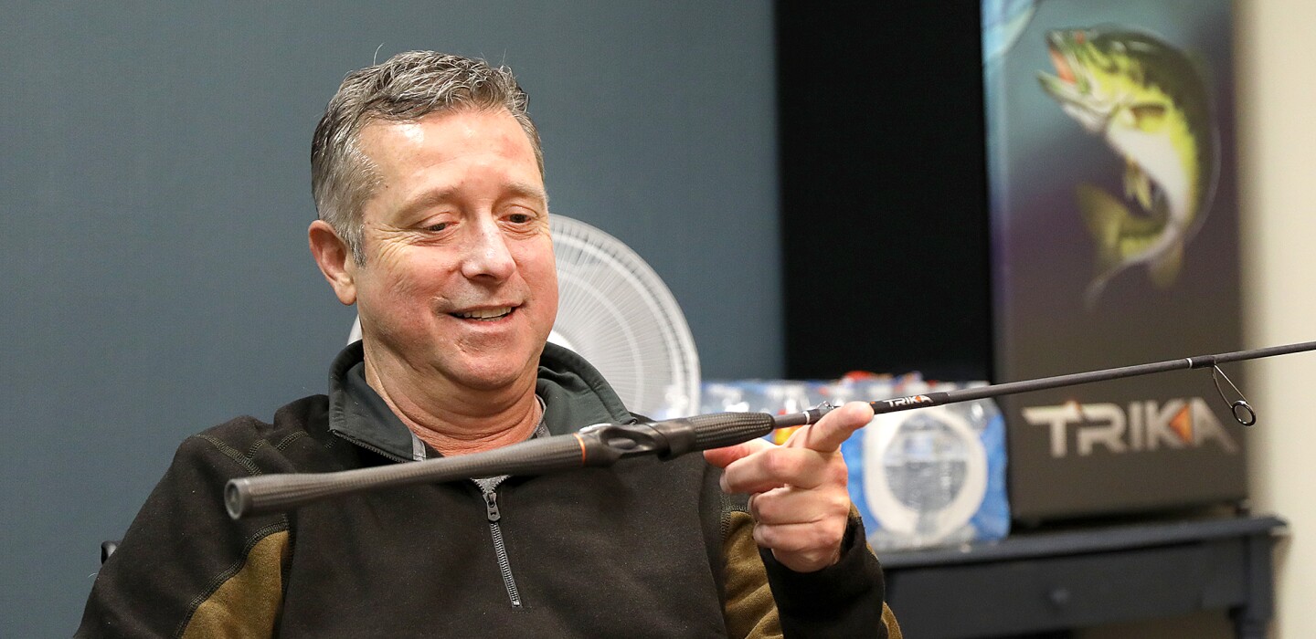  New Superior-based company aims for lightest, most sensitive fishing rod on the market 