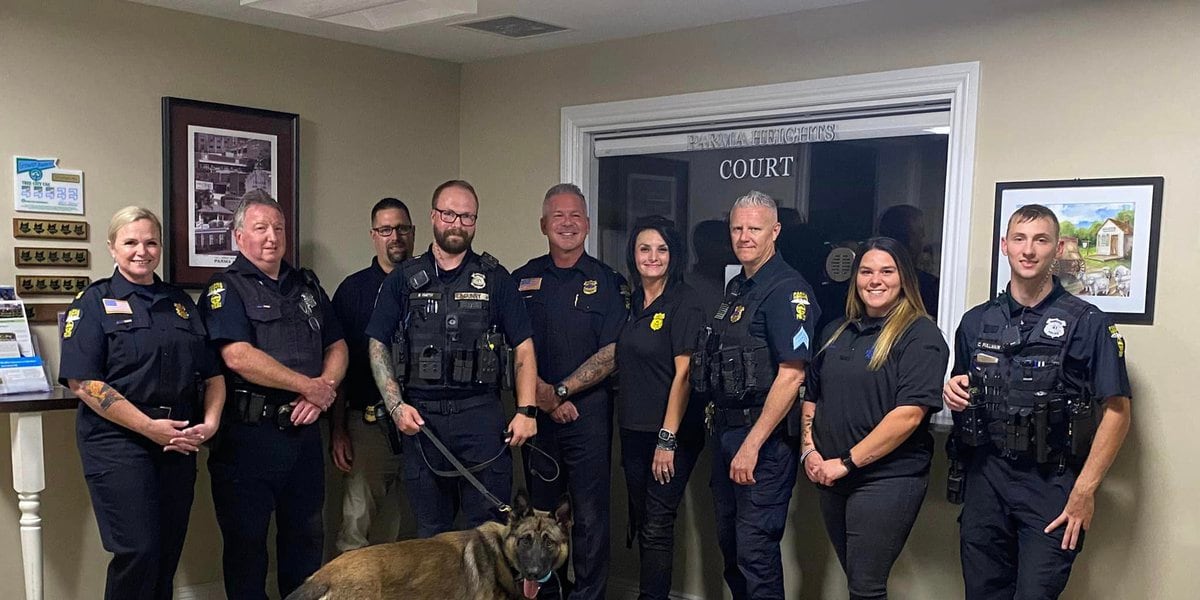   
																Parma Heights police welcome department’s 1st K-9 officer 
															 