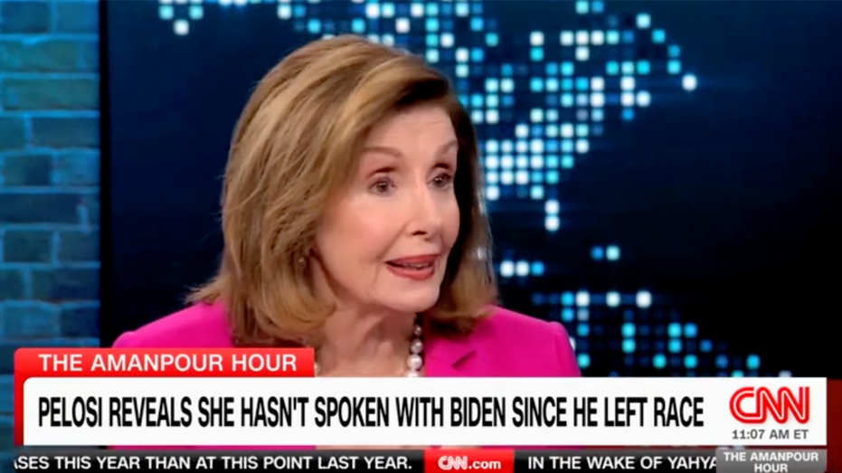  Pelosi weighs in on Biden ouster, insists she only had concerns about campaign not ‘fabulous’ president 