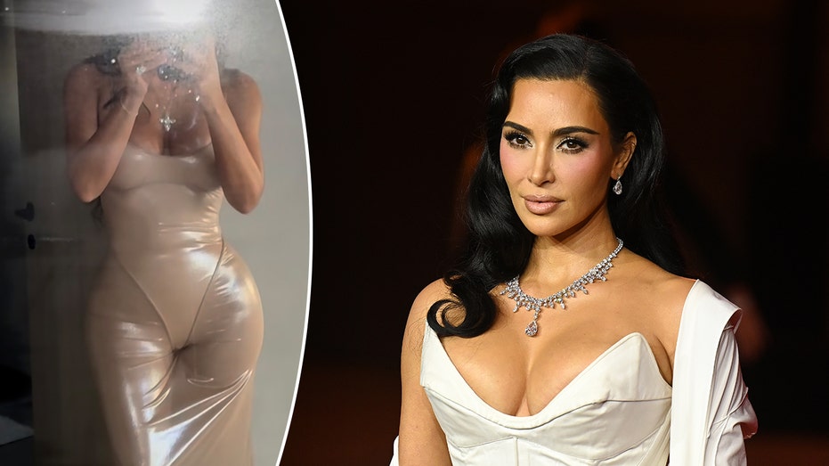  Kim Kardashian shows off curves in 'birthday suit' to celebrate turning 44 