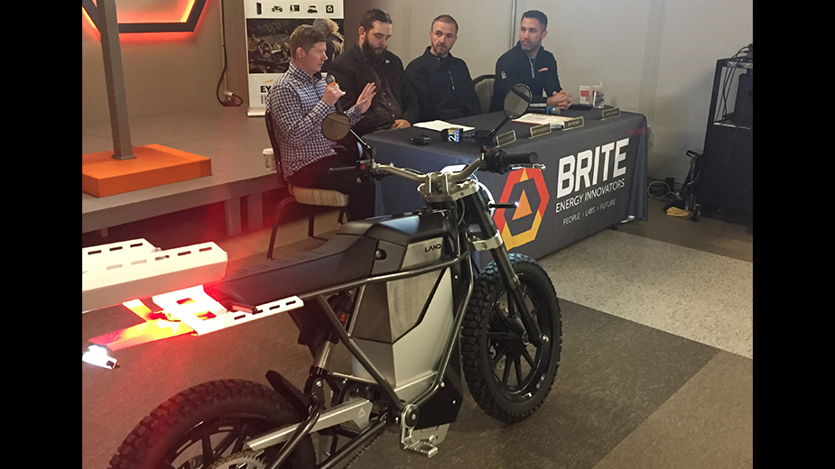   
																Land Moto Rides into Warren’s Brite Energy Incubator 
															 