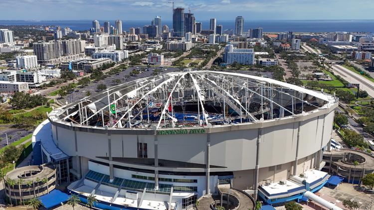  MLB wants the Rays to stay in the area if Tropicana Field is unfit for play after Milton 