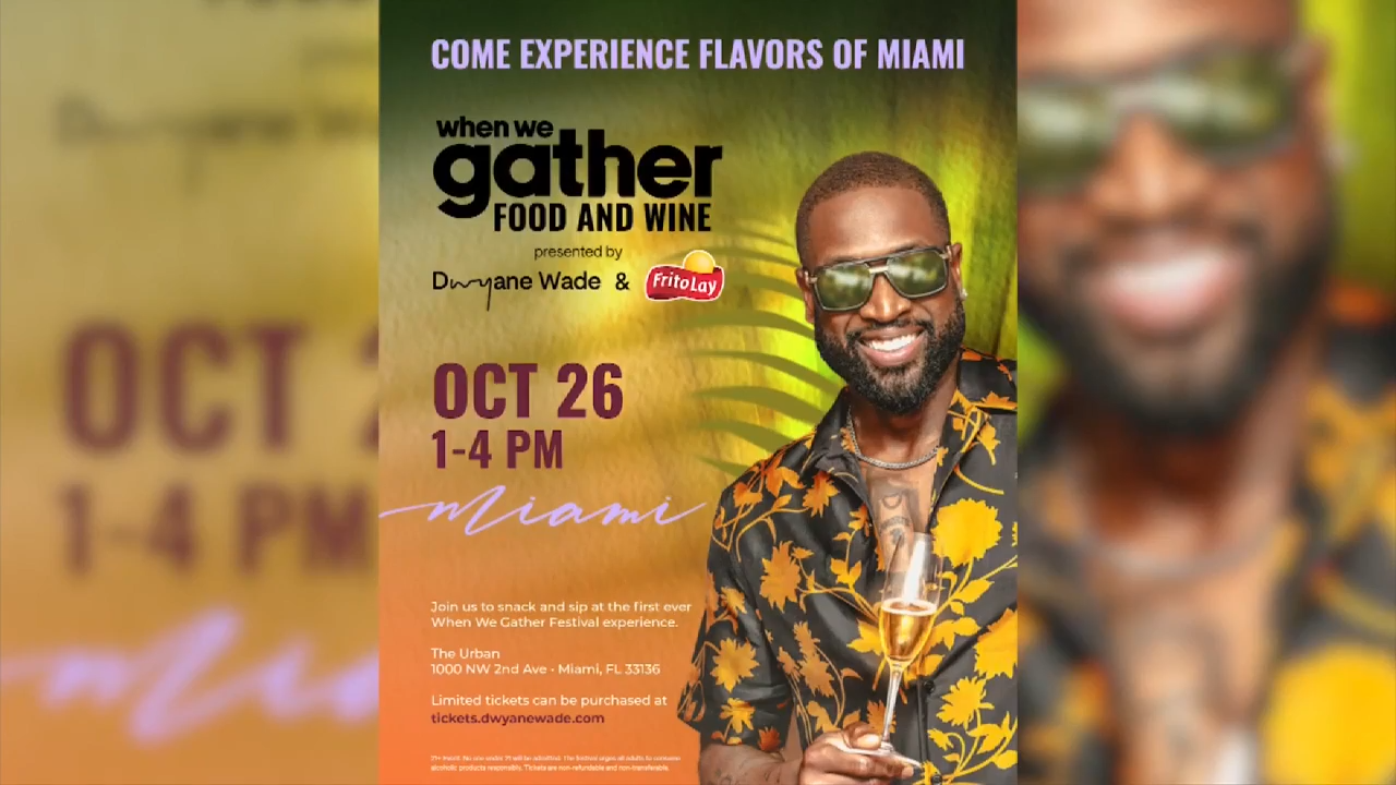  D-Wade returns to Miami to host When We Gather Food & Wine Festival, attend unveiling of his own statue 