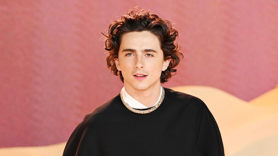  Timothée Chalamet crashes his own look-alike contest in New York before it's broken up by police 