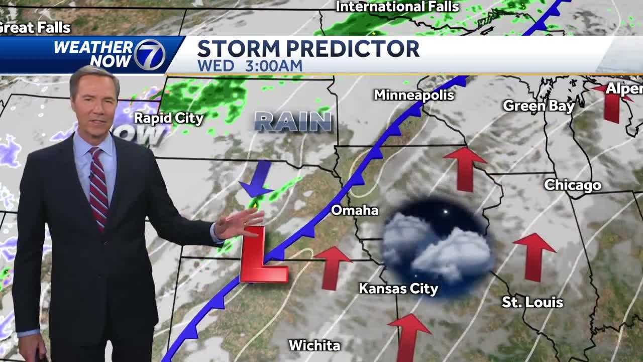  Rain chances Wednesday in Omaha after a windy Tuesday 