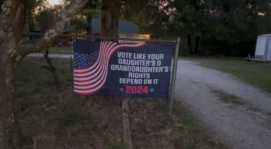  Political signs stolen from homeowner's property 