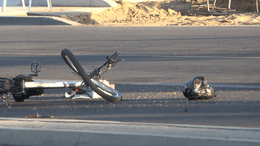  Bicyclist hospitalized after crash involving Fresno PD officer 