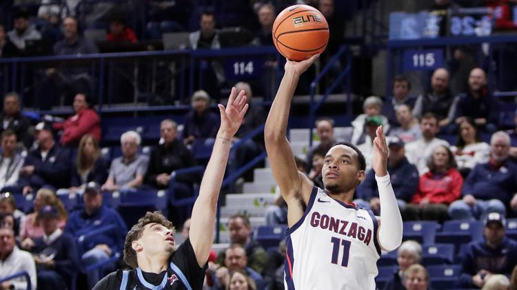   
																Gonzaga Bulldogs dominate in 109-52 victory against Warner Pacific 
															 