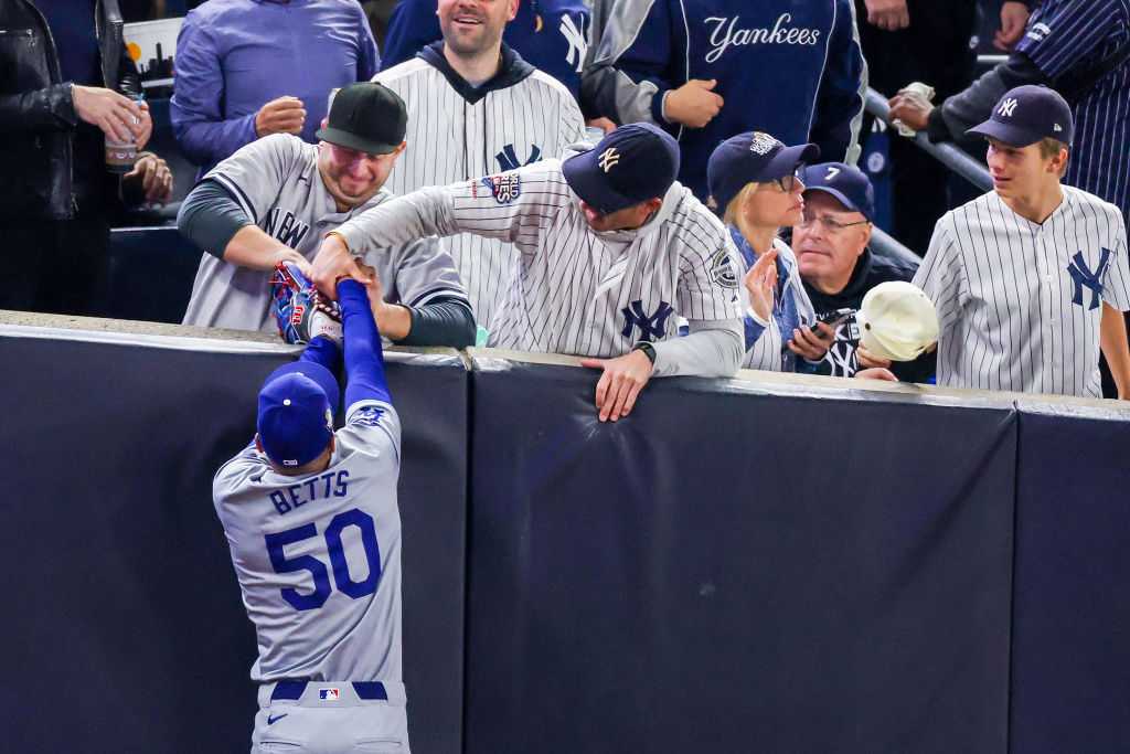  Yankees ban fans who took ball from Mookie Betts’ glove, give World Series tickets to teen with cancer 