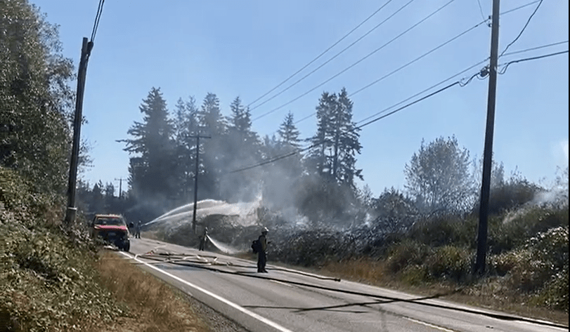   
																Everson Goshen Road temporarily closed due to outside fire 
															 