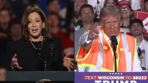   
																In dueling rallies, Trump says Biden, Harris ‘hate Americans,’ Harris calls Trump ‘unstable, obsessed with revenge’ 
															 