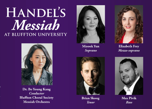  Soloists Announced for Bluffton University’s 128th ‘Messiah’ Performance 
