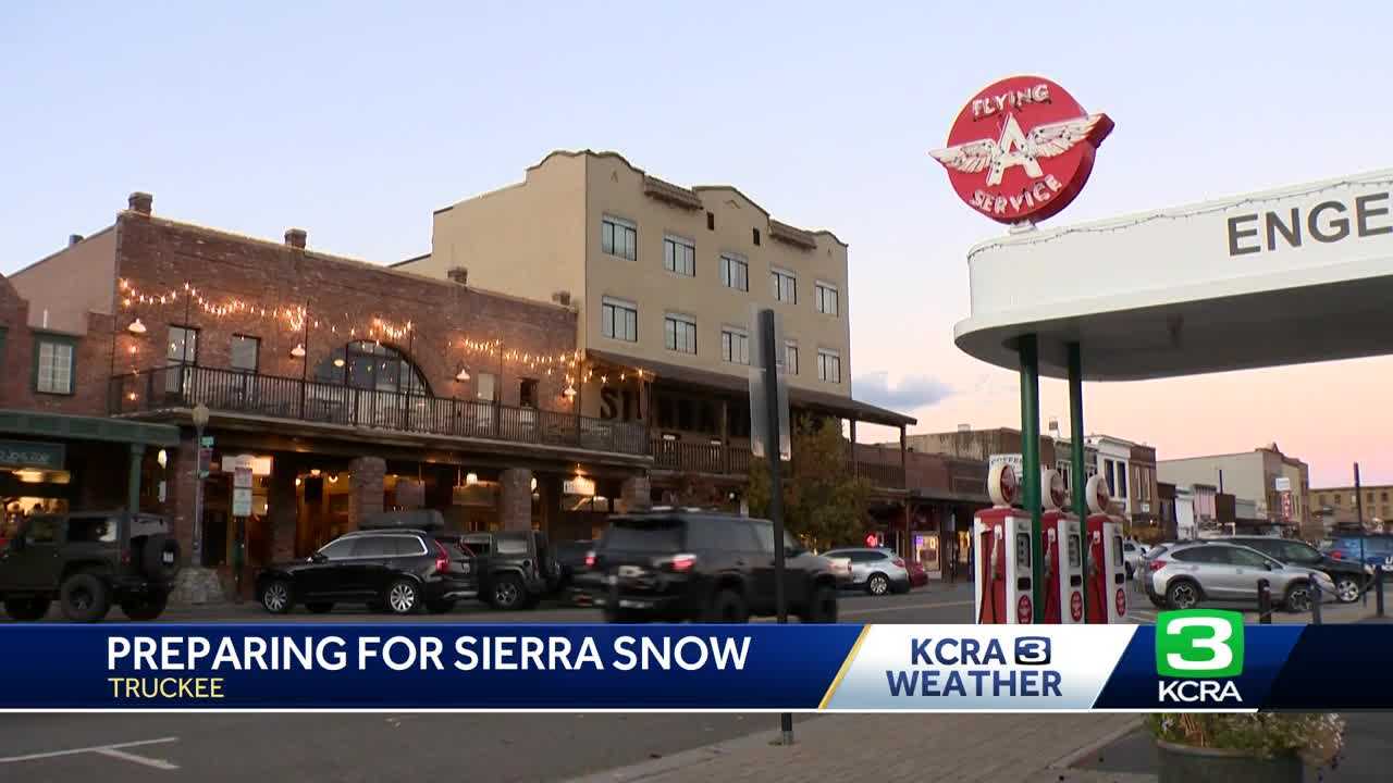  'Don't wait': Truckee residents prepare for first impactful snowfall in the Sierra 