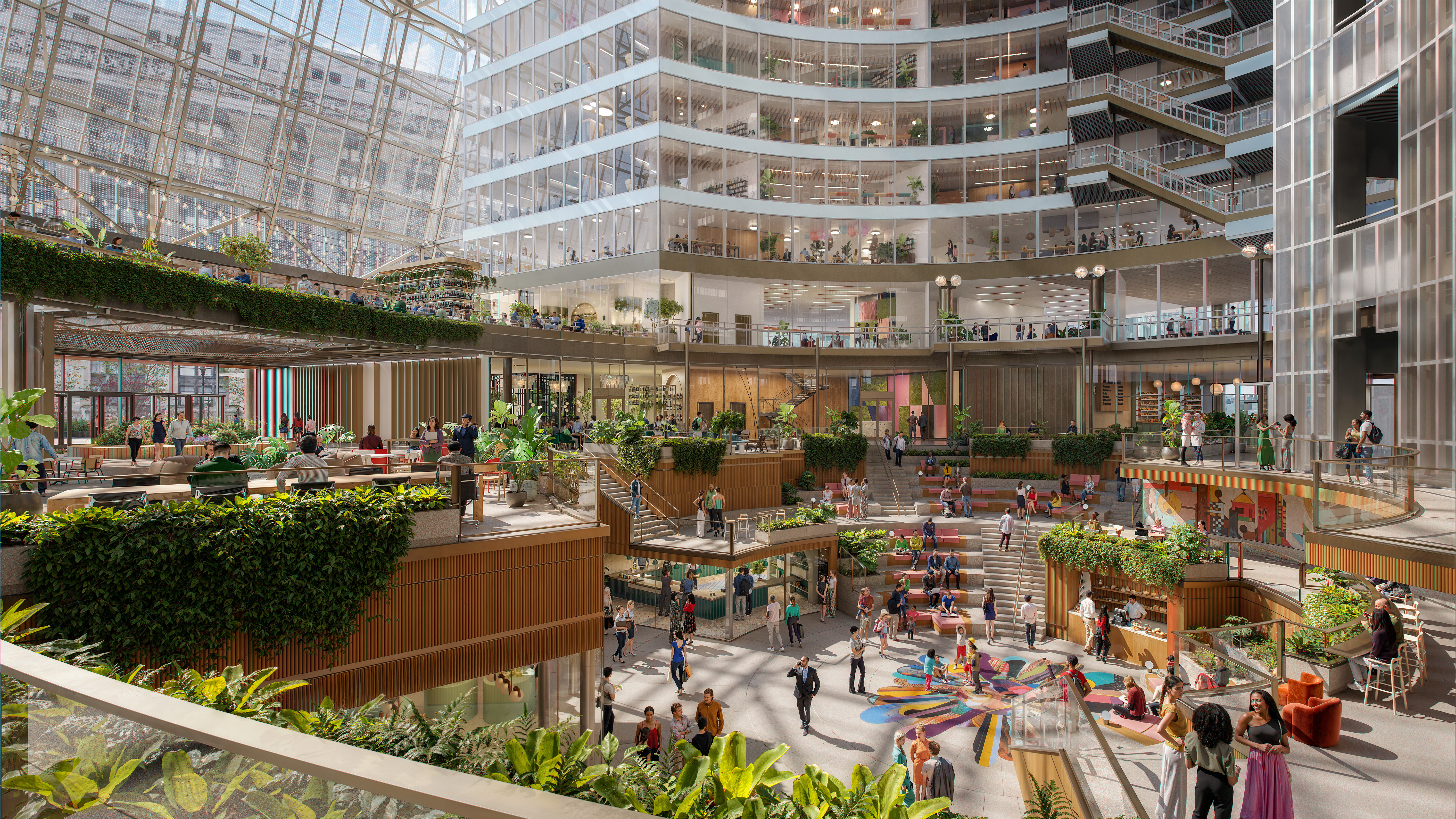  Google unveils new renderings of Thompson Center lower level 