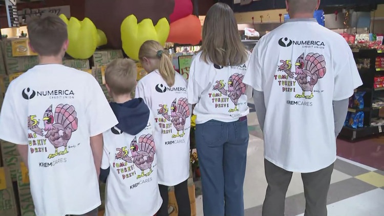  Take a look at this year's Tom's Turkey Drive T-Shirt to celebrate its 25th anniversary 