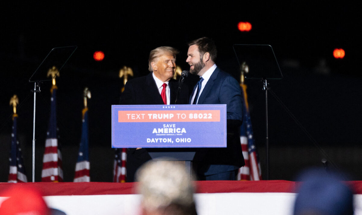  Trump Keeps Limelight on JD Vance at Election Day Eve Save America Rally in Dayton 