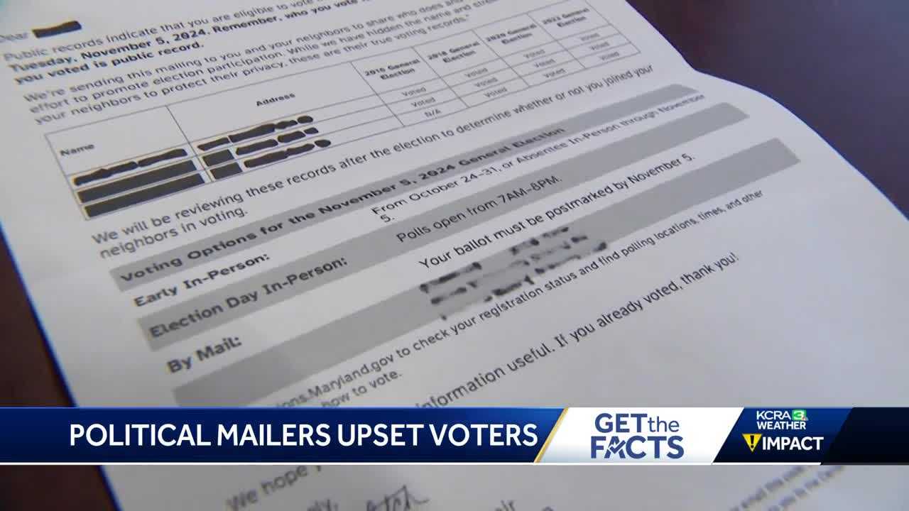  Get the Facts: Viewer says election mailer is a violation of privacy. Is it legal?  