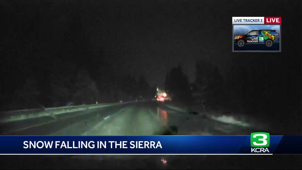  California rain and snow updates: Chain controls in effect as Sierra snow falls 