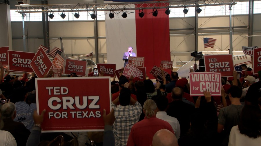   
																Cruz visits El Paso 2 days before election; Allred responds 
															 