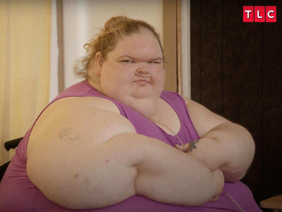   
																PHOTOS: '1000-Lb. Sisters' ' Tammy Slaton Marries While in Rehab 
															 
