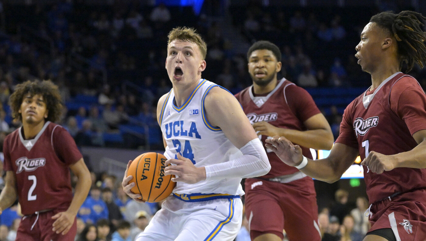  UCLA gets defensive to dominate Rider in season opener 