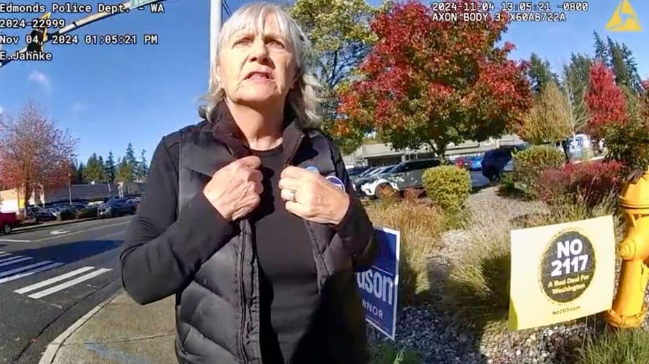  WATCH: Elderly woman in Washington state attacks, punches 2 Trump supporters 