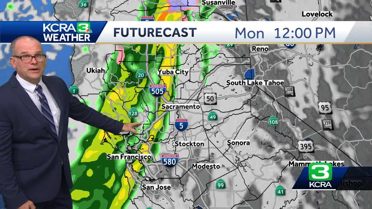  Northern California Forecast: Expect rain, cooler temperatures in the Valley by Monday  