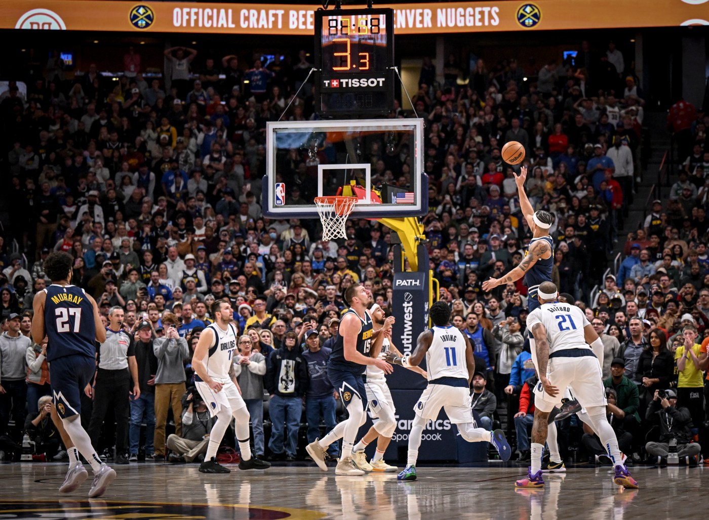  In game of dueling masterpieces from Nikola Jokic and Kyrie Irving, Nuggets prevail on Michael Porter Jr. game-winner 