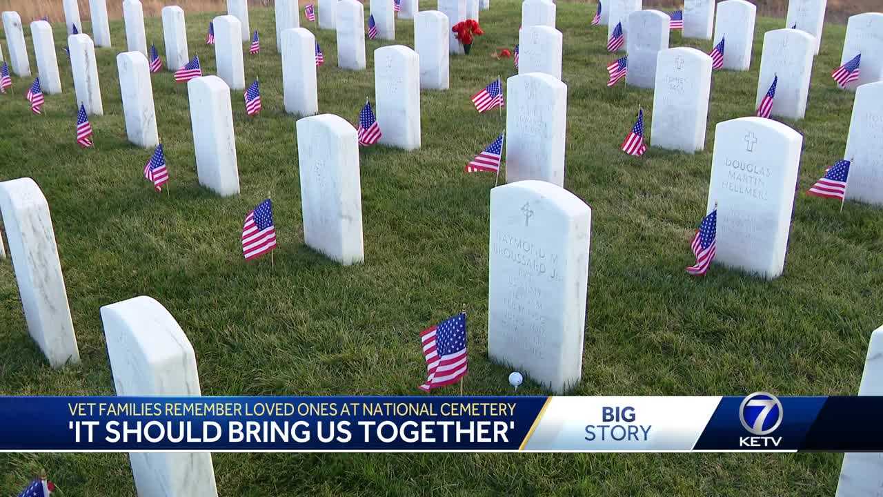  Veteran families remember loved ones at Omaha National Cemetery 