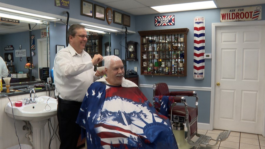  Barber shop offers free haircuts and a listening ear to veterans on Veterans Day 