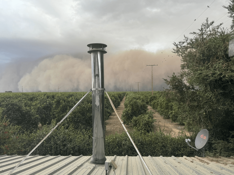  Raining mud? Rare California haboob brings strange weather to Central Valley 