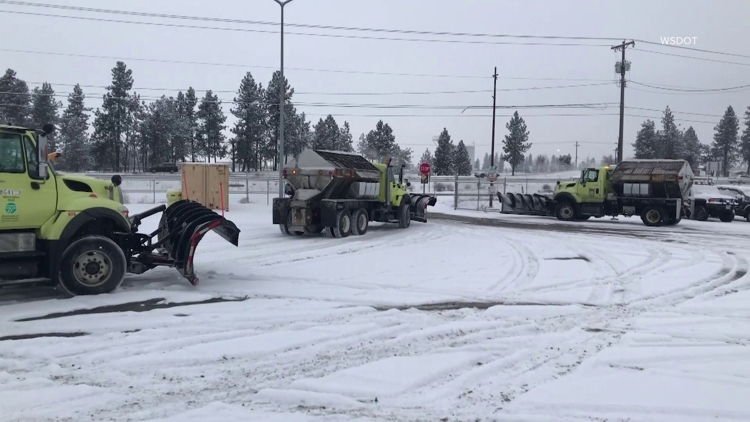  WSDOT preparing for Wednesday morning snow across the region 